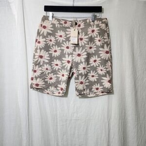 Civil Society Gray Floral Shorts